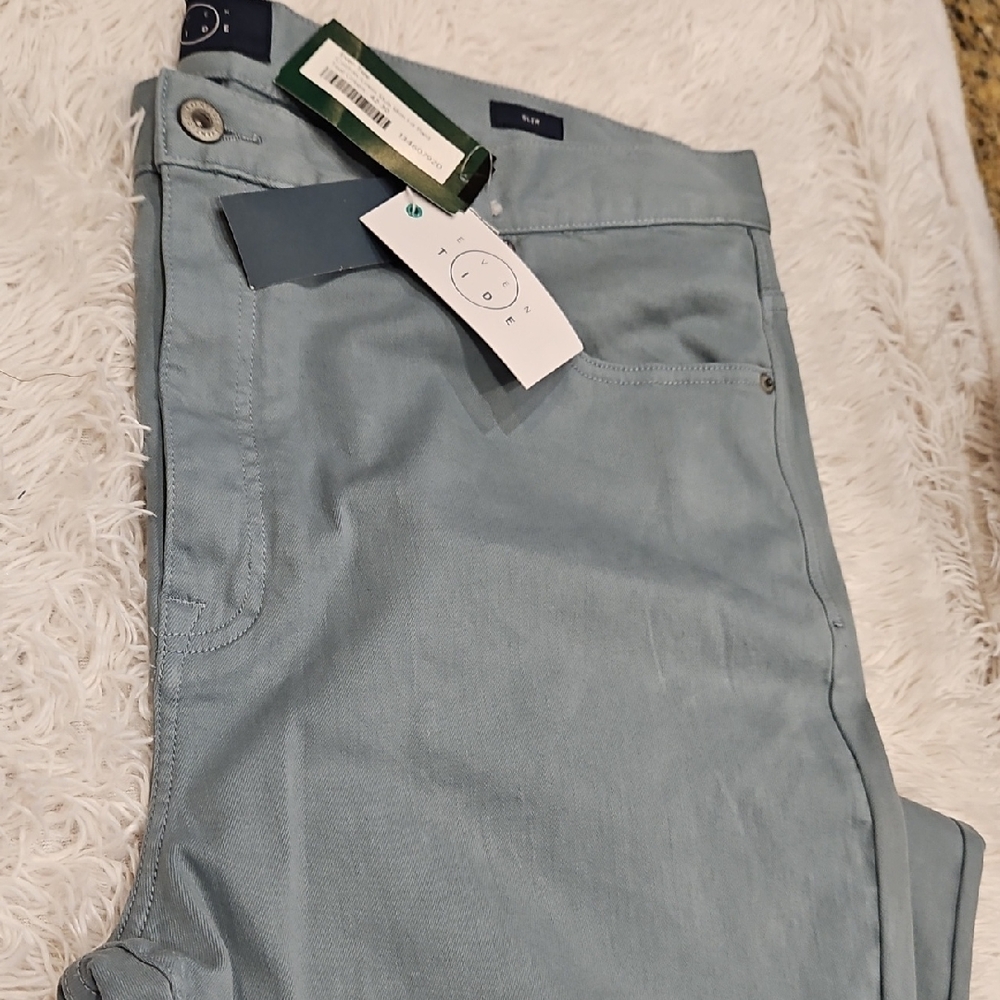 Men's Even Tide Teal-Green Pants